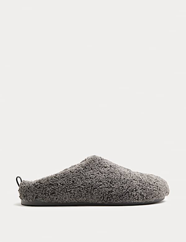 Borg Back Tab Mule Slippers - NL
