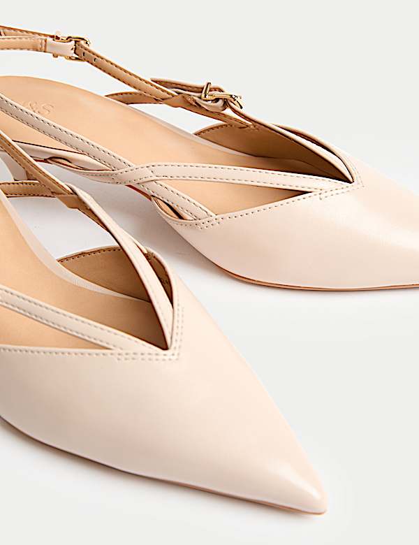 נעלי עקב עם רצועות ועקב קיטן - IL