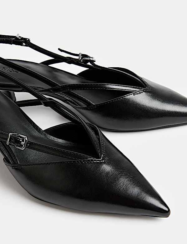 Γόβες με μικρό τακούνι και λουράκια - GR