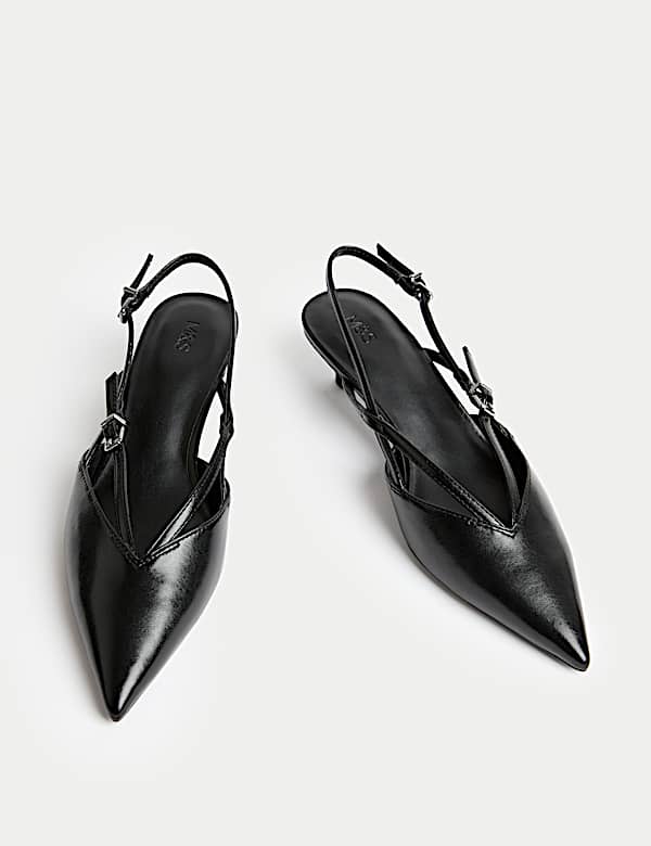 Γόβες με μικρό τακούνι και λουράκια - GR