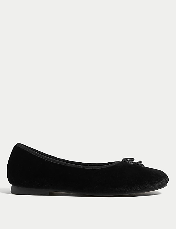 Velvet ballet slippers hotsell