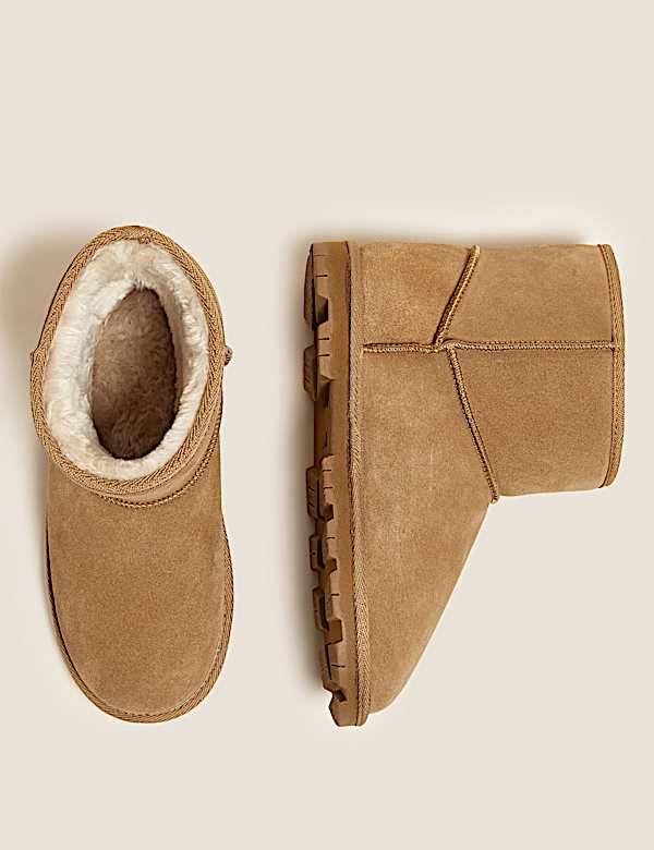 Suede Stain Resistant Faux Fur Lining Boots