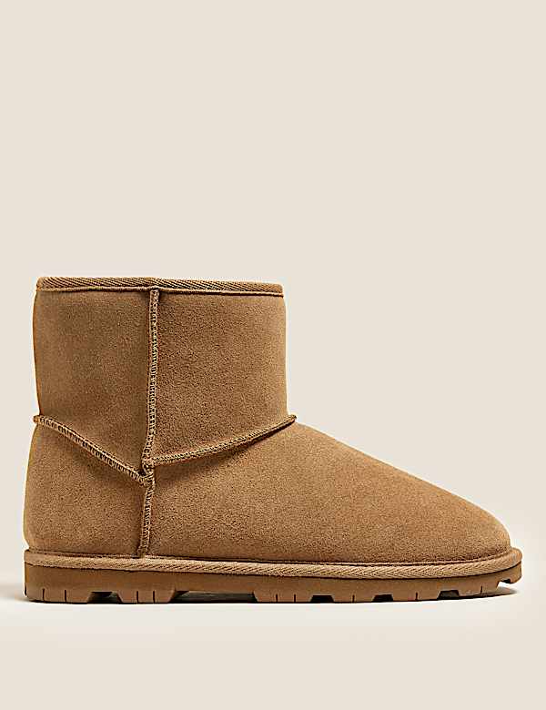 Suede Stain Resistant Faux Fur Lining Boots
