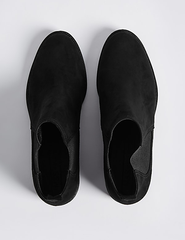 Chelsea Block Heel Ankle Boots