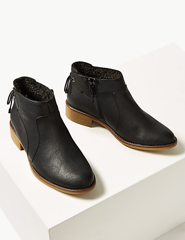 Block Heel Ankle Boots
