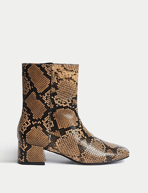 Block Heel Ankle Boots
