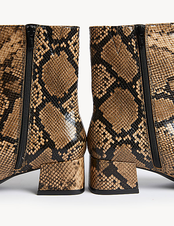 Block Heel Ankle Boots