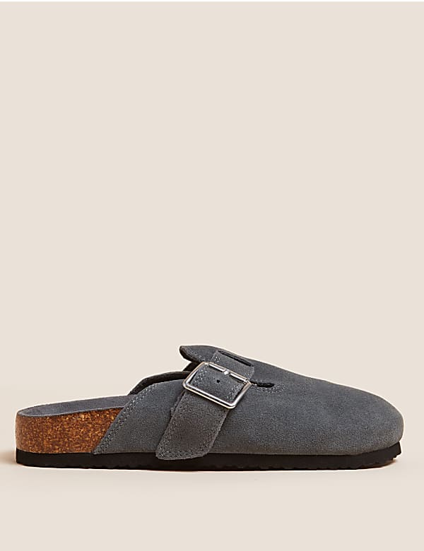 Buy Suede Buckle Mules at Marks & Spencer