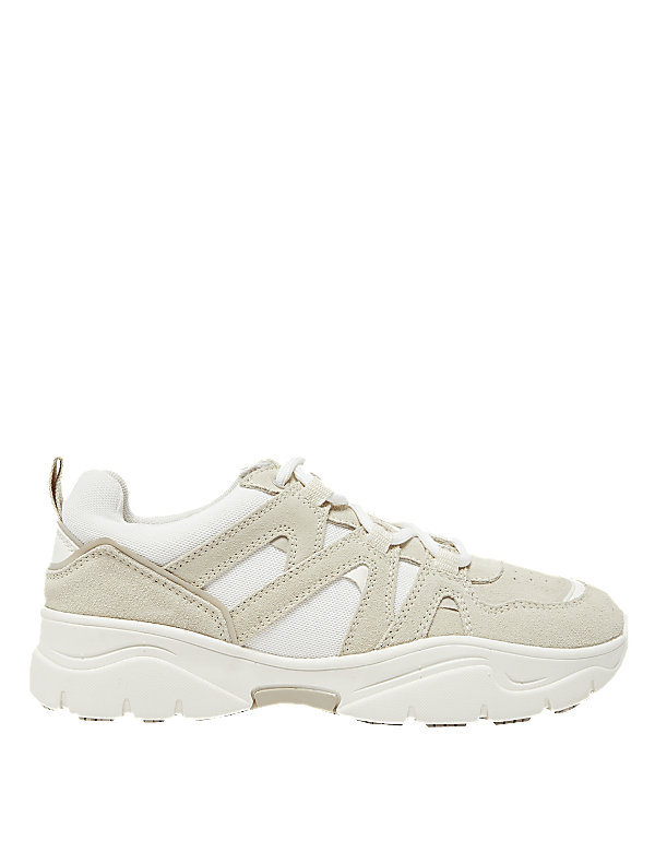 Suede Lace Up Trainers