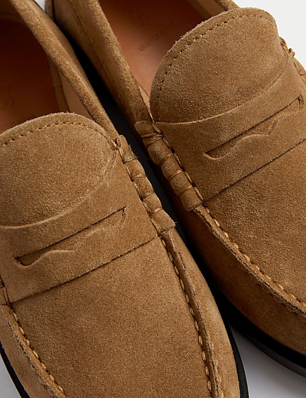 Suede Loafers - BG