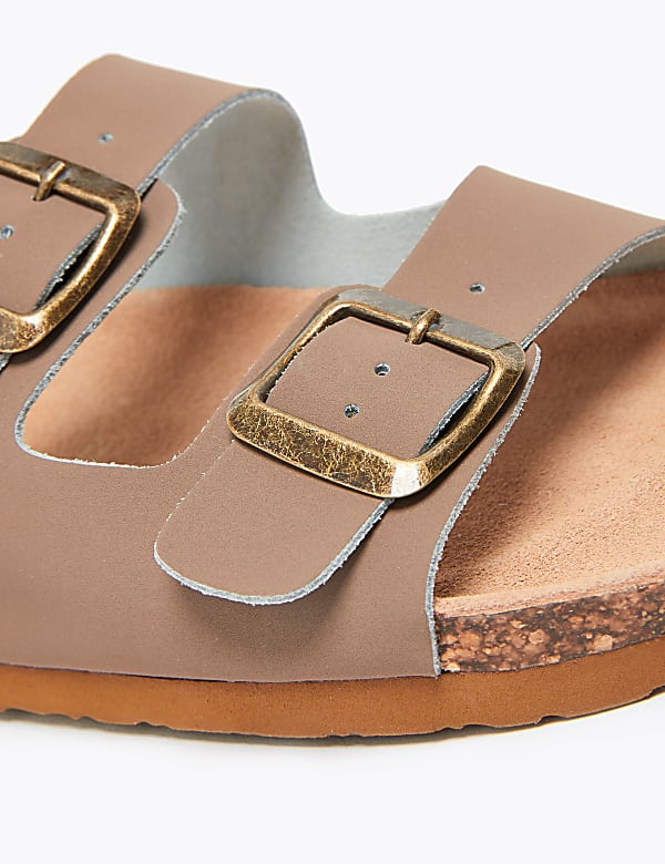 Leather Footbed Sandals