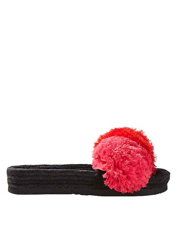 The Zoë Pom-Pom Sliders