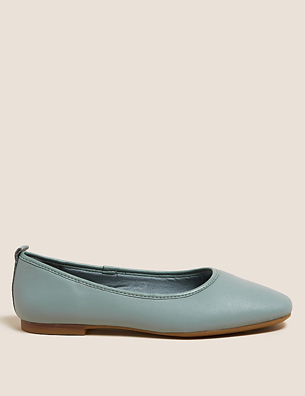 Leather Ballet Pumps