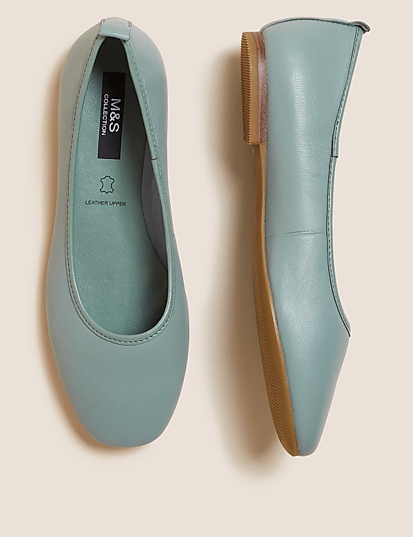Leather Ballet Pumps