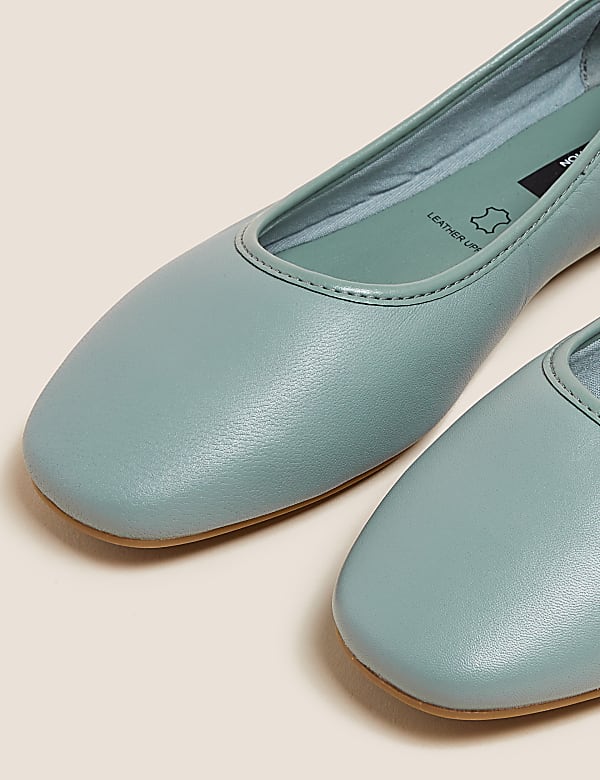 Leather Ballet Pumps