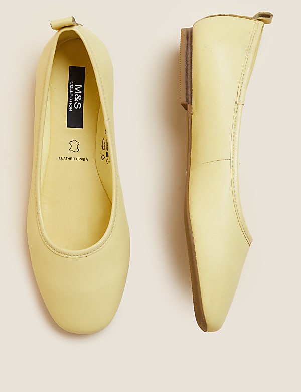 Leather Ballet Pumps