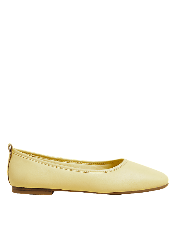 Leather Ballet Pumps