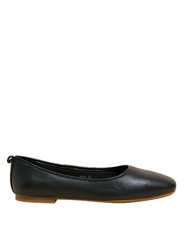 Leather Ballet Pumps