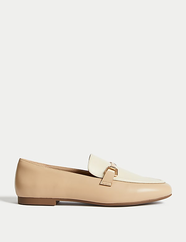 Trim Flat Loafers - OM