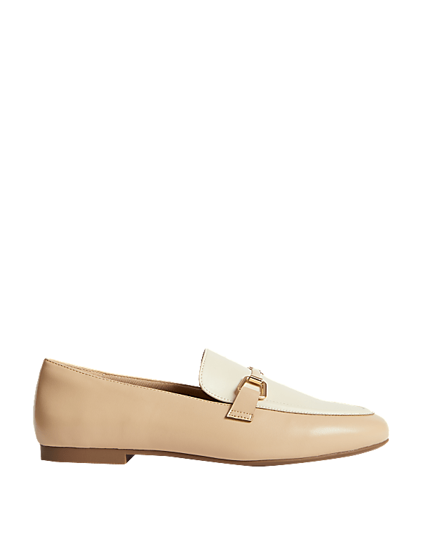 Trim Flat Loafers