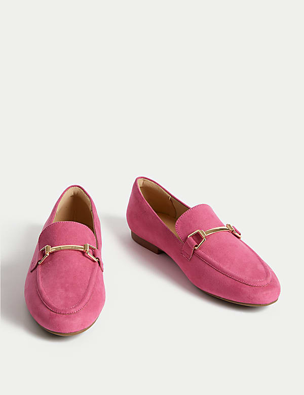 Trim Detail Slip On Flat Loafers - HR