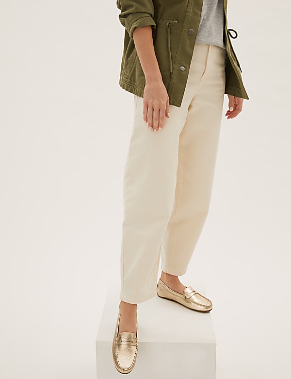 Leather Flat Loafers