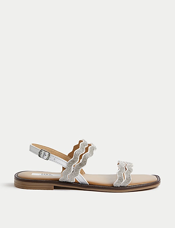 Sparkle Flat Sandals