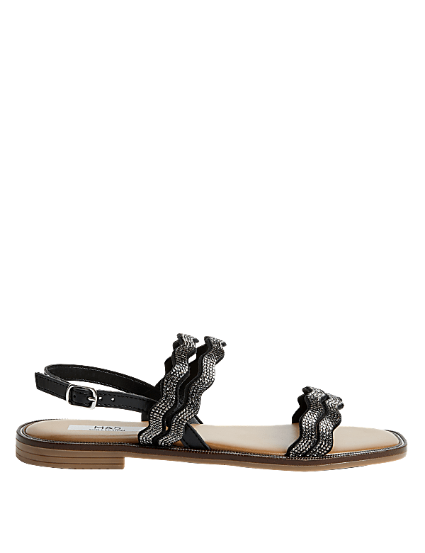Sparkle Flat Sandals