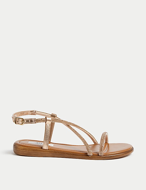 Marks and spencer gold sandals new arrivals