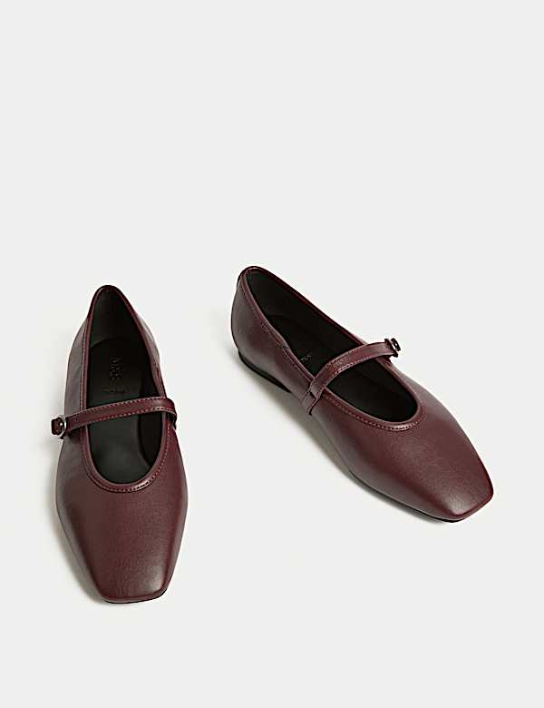 Strappy Flat Ballet Pumps - AL