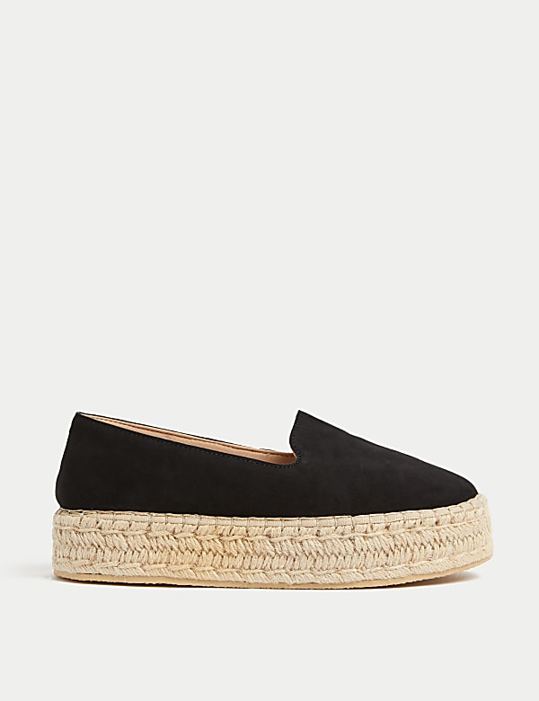 Buy Suede Flatform Espadrilles at Marks Spencer