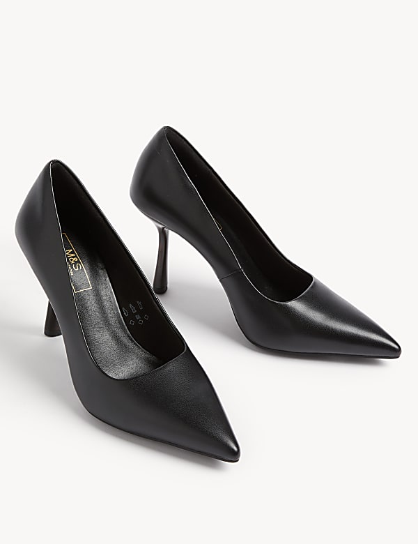 Statement Pointed Court Shoes - US