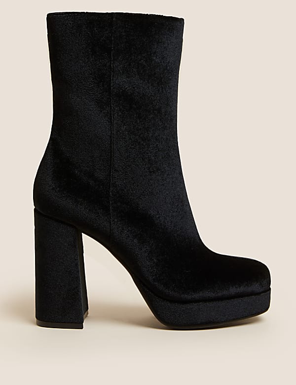 Platform square toe boots new arrivals