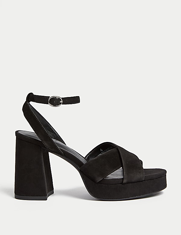 Suede platform heels 2025