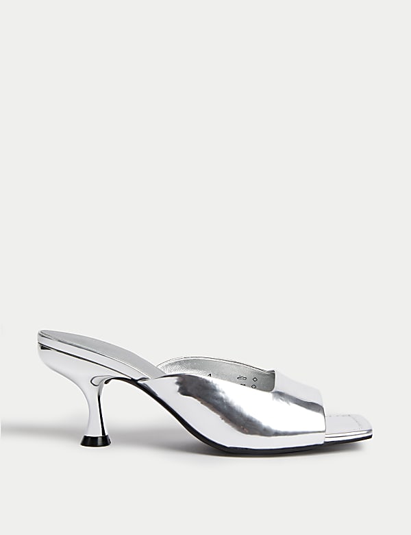 Kitten heel mule sale