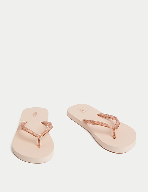 Sparkle Flat Flip Flops - FR