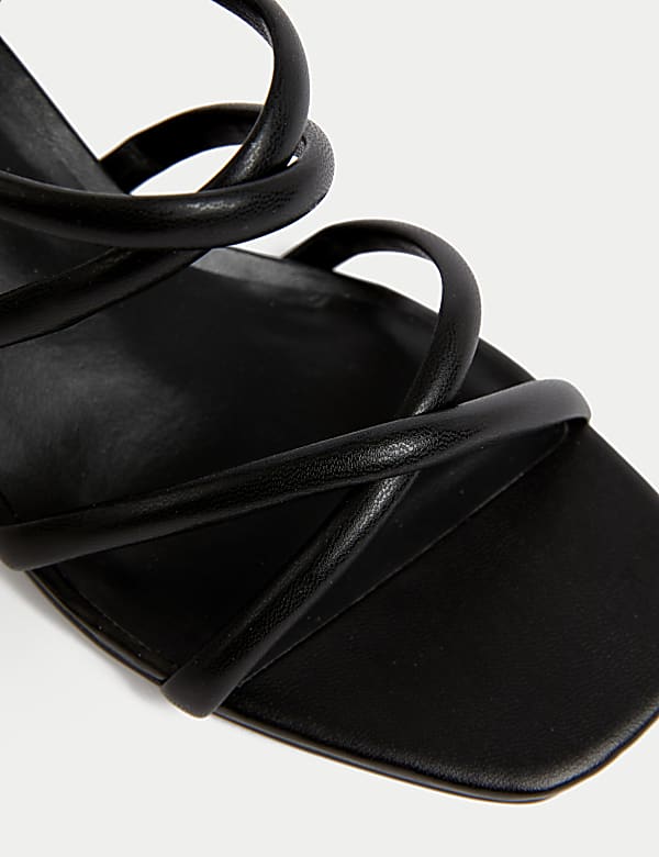 Wide Fit Strappy Block Heel Sandals - GR