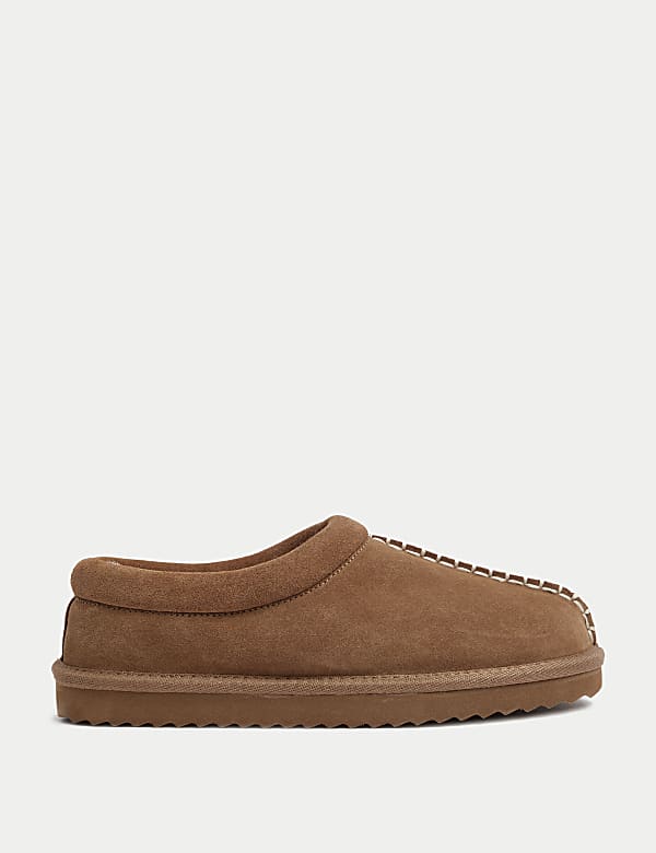 Fur lined mule slippers shop