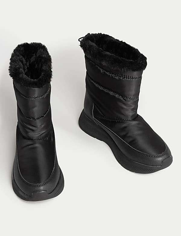 Quilted Flatform Walking Boots - IT