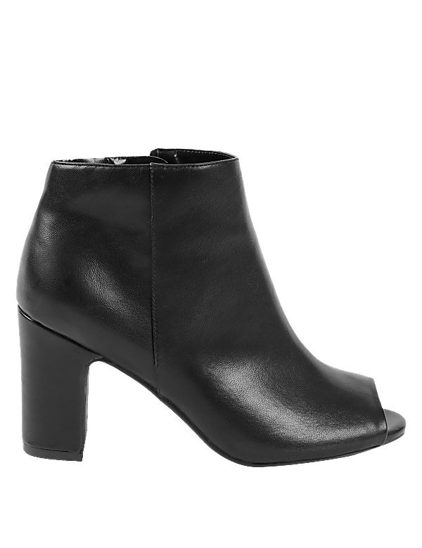Block Heel Ankle Boots with Insolia®