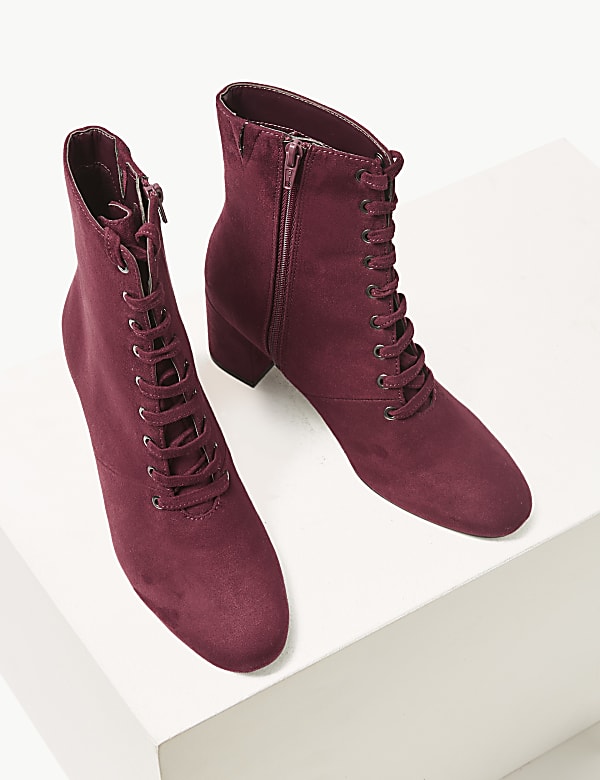 Red ankle boots marks and spencer cheap