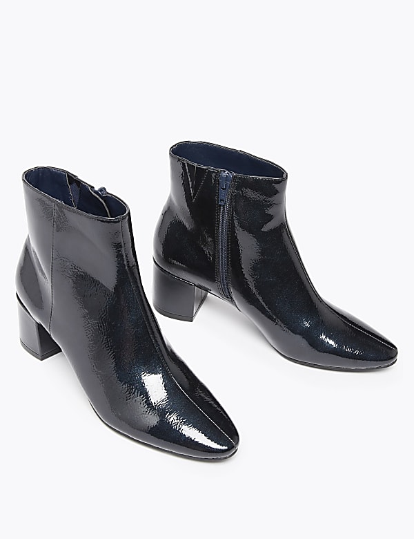 Block Heel Ankle Boots