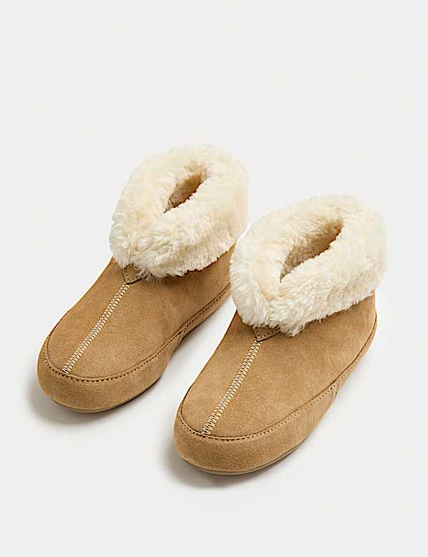 Suede Slipper Boots - CN