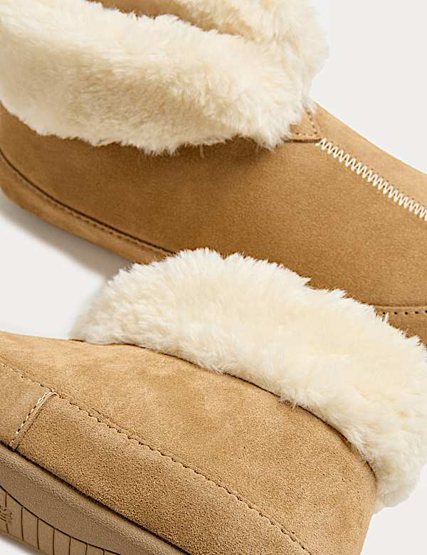 Suede Slipper Boots - US