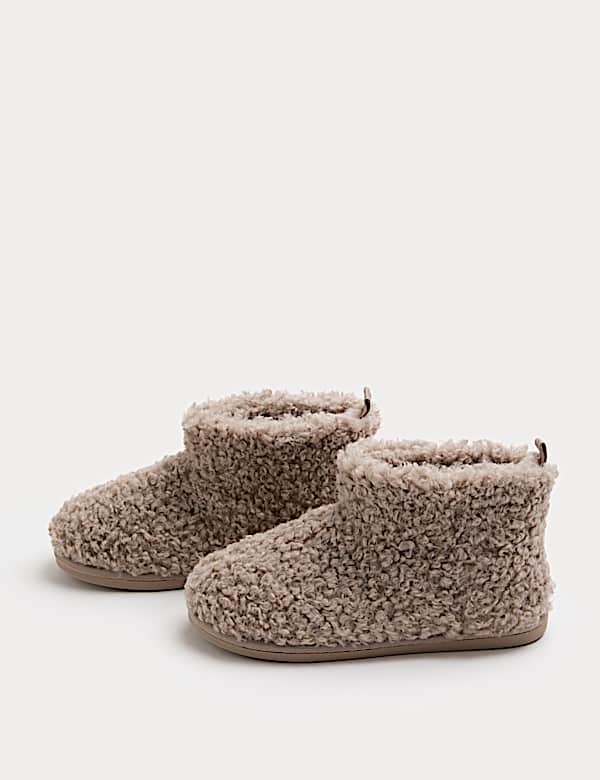 Zapatillas tipo bota de borreguito - US