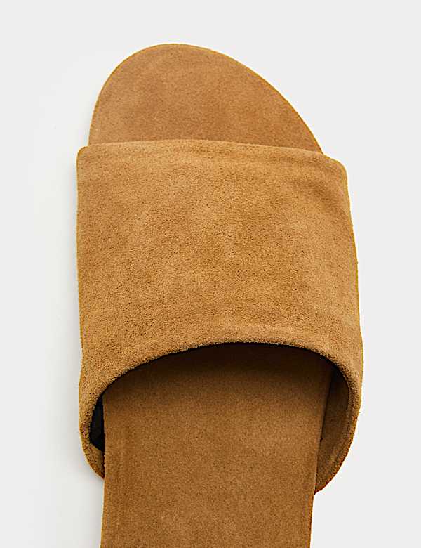 Suede Flat Mules - CY