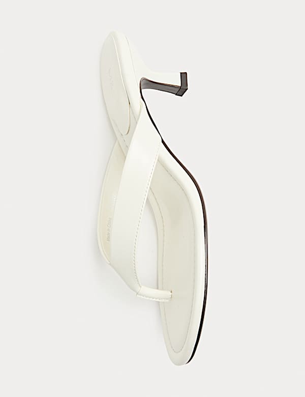 Kitten Heel Toe Post Sandals - CH