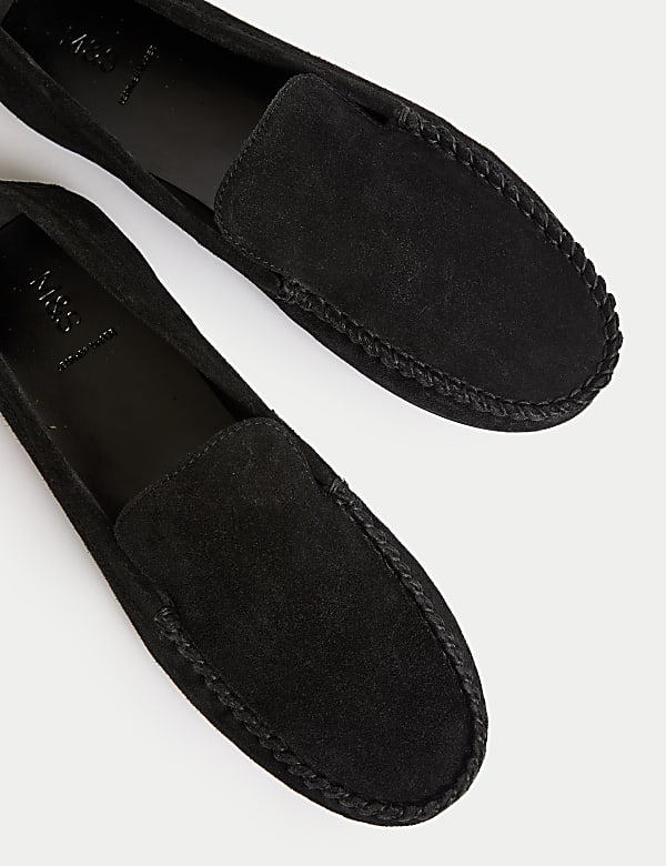 Suede Flat Loafers - NL