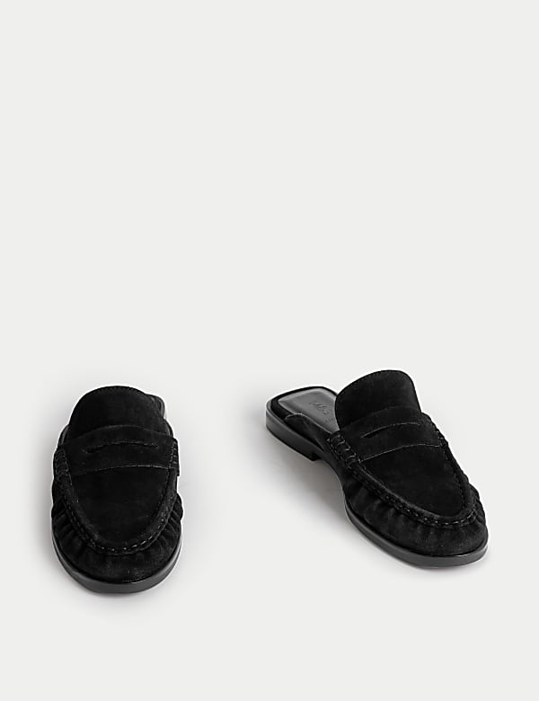 Σουέντ mules loafer - GR