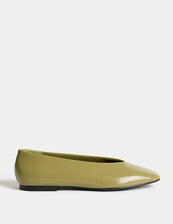 Green ballet pumps outlet